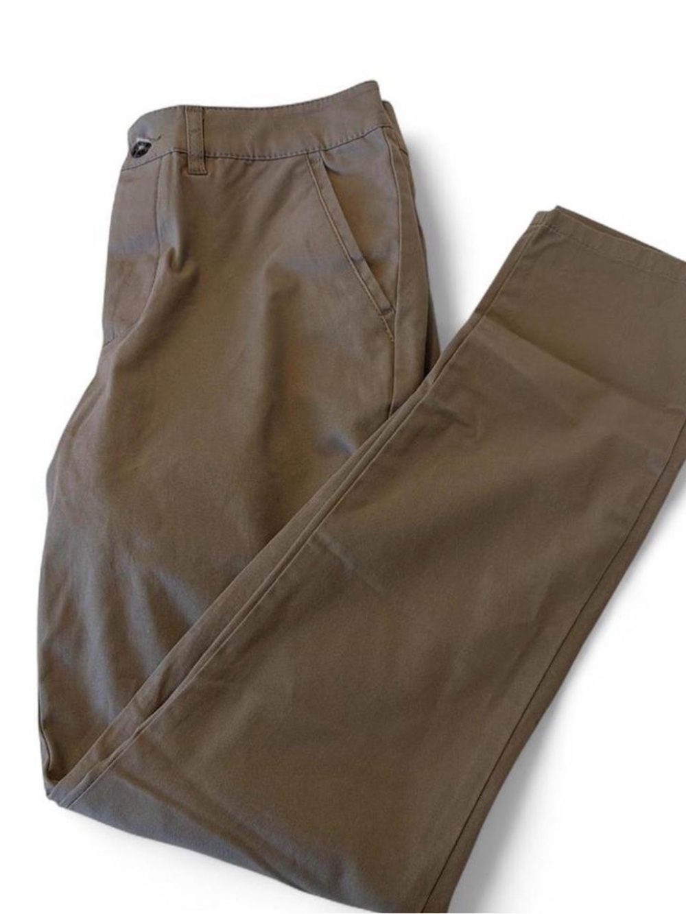 ASOS Men's Olive-Tan Chinos - Classic Straight Fit